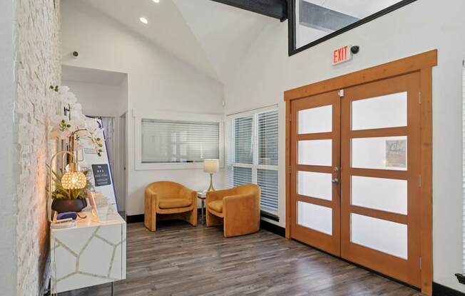 The Monet Apartments in Dallas, Texas Clubhouse Entrance