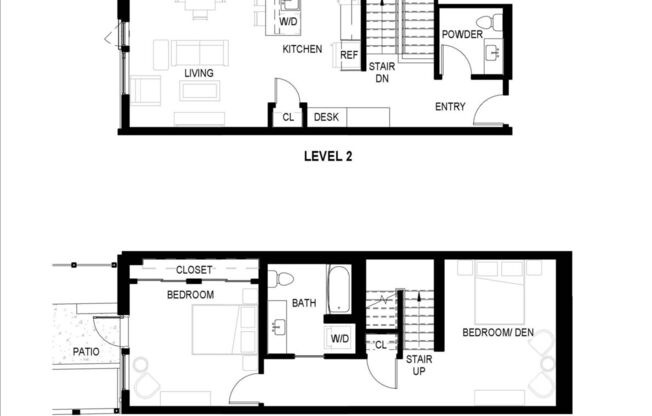 1 bed, 1.5 baths, 1,259 sqft, $4,015