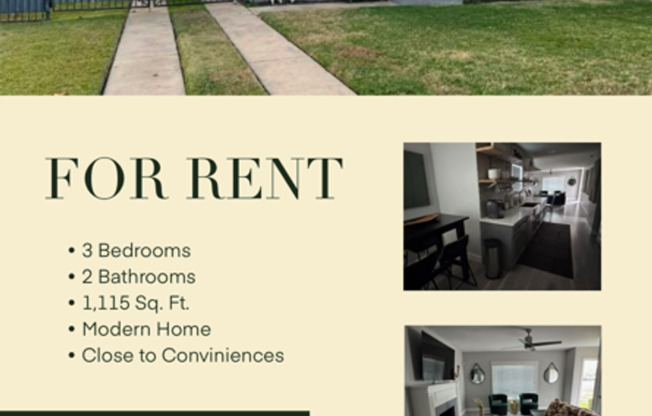 Fully Furnished 3-bd house