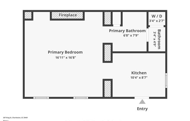 Studio, 1 bath, 452 sqft, $2,353, Unit 367_A