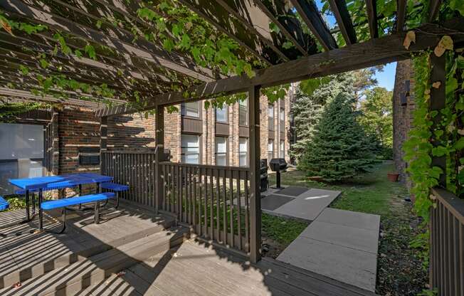 Ridgewood Arches Apartments in Minneapolis, MN Outdoor Picnic Seating