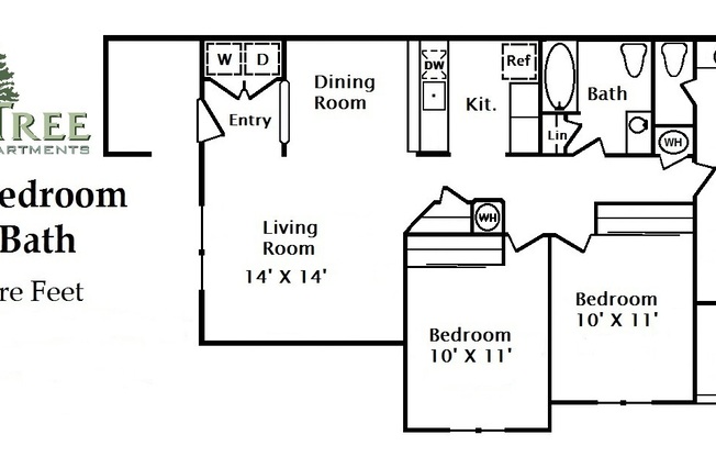 3 beds, 1.5 baths, 1,124 sqft, $2,135