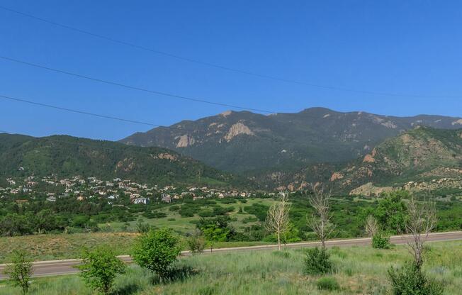 a view of a mountain
