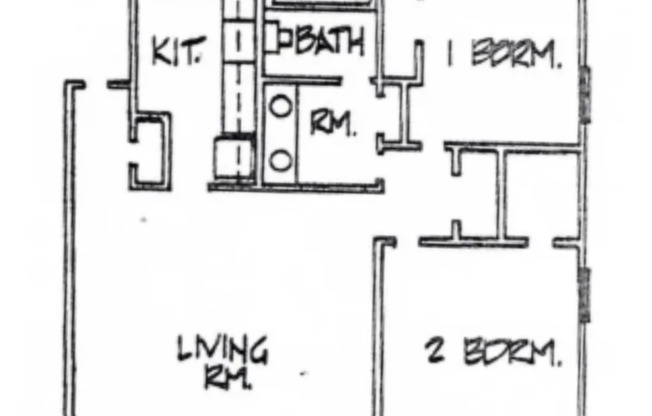 2 beds, 1 bath, 1,000 sqft, $795