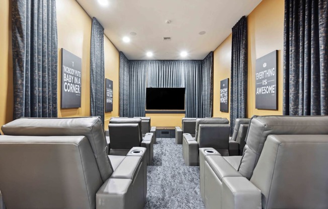 apartment theater at hideaway in north scottsdale