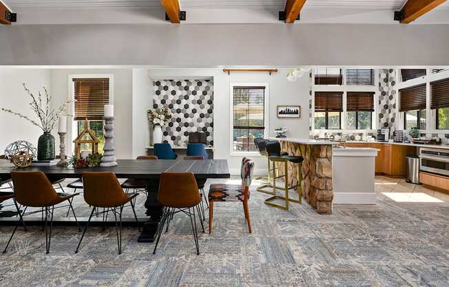 Newly renovated clubhouse with demonstration kitchen and work from home spaces