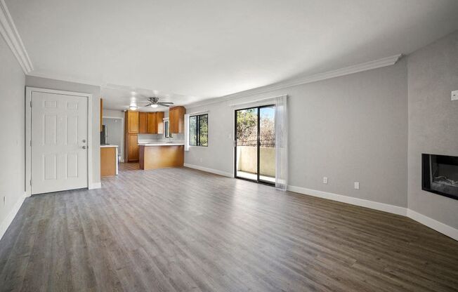Two Bedroom Apartment with Open Space Layout