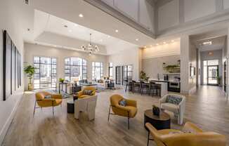 the preserve at gateway living room with couches and chairs