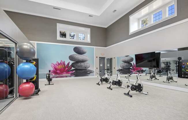 Yoga and fitness studio