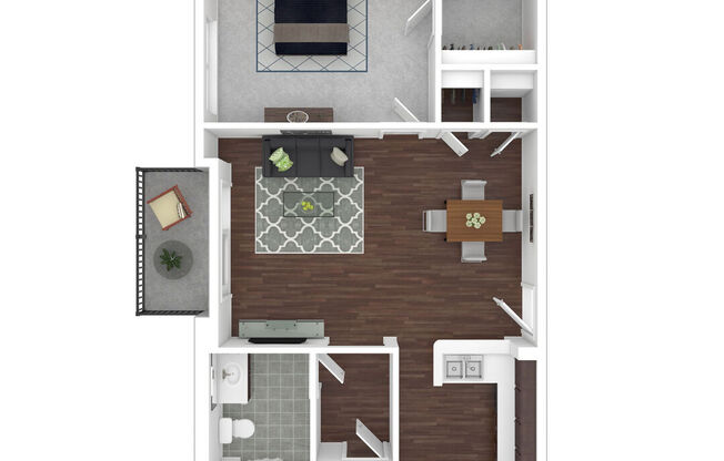 1 bed, 1 bath, 661 sqft, $2,837