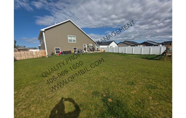 BEAUTIFUL 3 BED 2 BATH SINGLE FAMILY HOUSE IN BILLINGS HEIGHTS