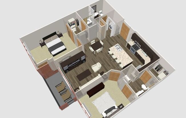 2 beds, 2 baths, 1,087 sqft, $2,175, Unit 104-324