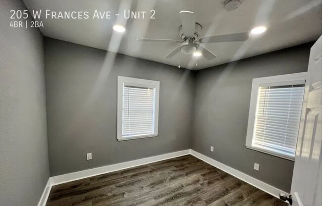 4 beds, 2 baths, 1,200 sqft, $3,800, Unit 205 W Frances Unit 2