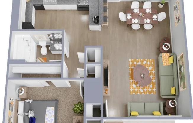 1 bed, 1 bath, 780 sqft, $1,025