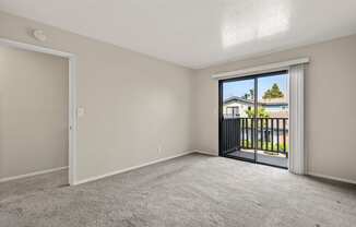 Upstairs Bedroom with Patio