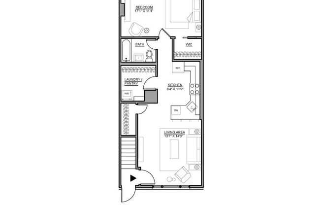 1 bed, 1 bath, 720 sqft, $2,595, Unit 31C