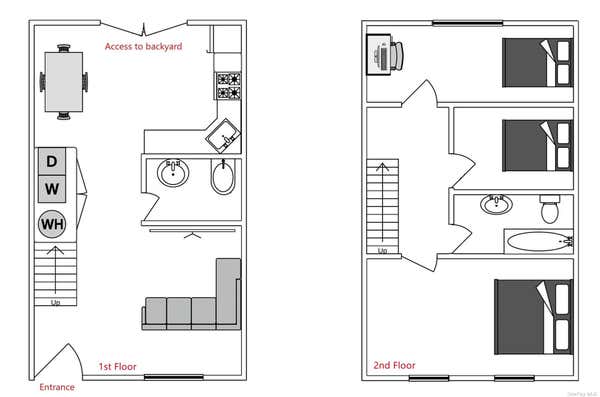 3 beds, 2 baths, 1,200 sqft, $2,800