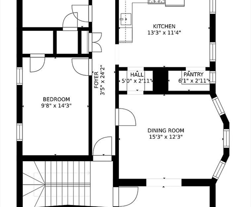 2 beds, 1 bath, 1,400 sqft, $3,200, Unit 2