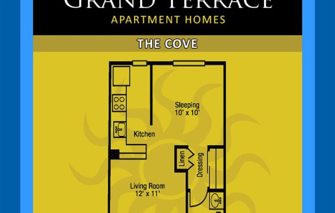 Studio, 1 bath, 455 sqft, $1,885, Unit 53-105