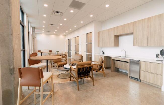 Clubhouse Interior at Brixton South Shore, Austin, Texas
