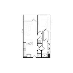 1 bed, 1 bath, 775 sqft, $2,030