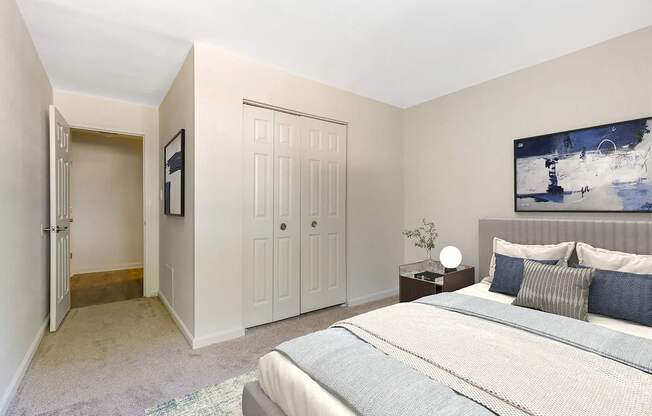 Large Bedroom at Copper and Quarry Village, Pikesville, Maryland