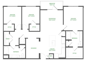 3 beds, 2 baths, 1,428 sqft, $2,164