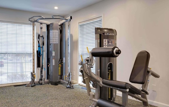 fitness room at Station JTown, Kentucky