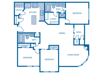 3 beds, 2 baths, 1,393 sqft, $2,685