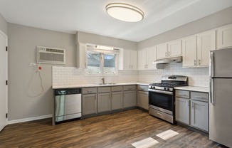 Kitchen interior at The Clarendon