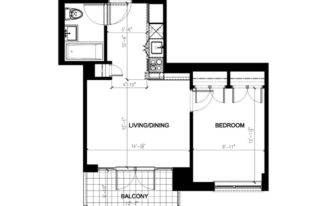 1 bed, 1 bath, $3,786, Unit 8A