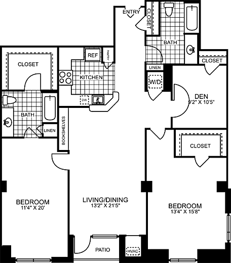 2 beds, 2 baths, 1,498 sqft, $5,607