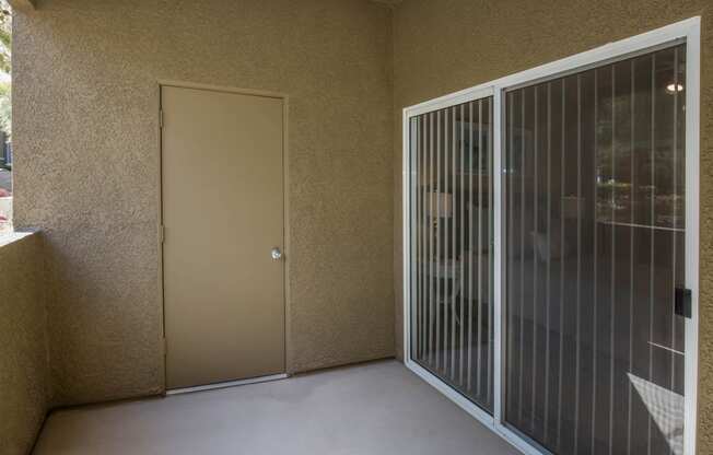 Balcony area at The Fairways by Picerne, Las Vegas, Nevada