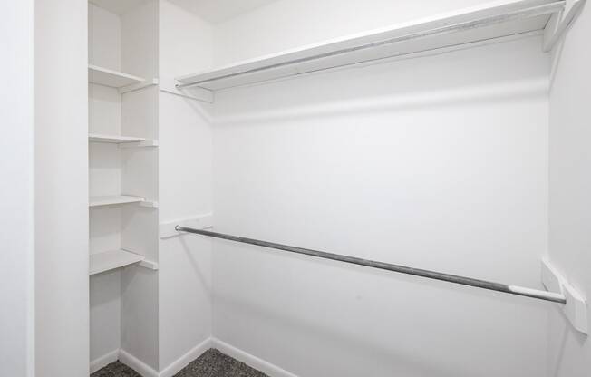 Built-In Shelving In Closet at Arbor Pointe at Hillcrest, Little Rock