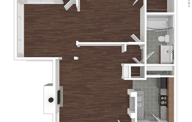 1 bed, 1 bath, 808 sqft, $2,375