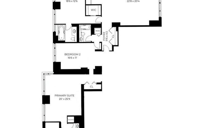 3 beds, 3 baths, 1,722 sqft, $13,000, Unit 31AG