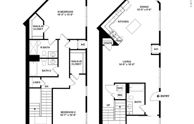 2 beds, 2 baths, 1,762 sqft, $4,945, Unit 112