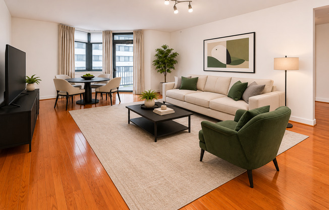 LARGE 1 Bedroom/1 Bathroom with Balcony in Bustling Mount Vernon Triangle!!