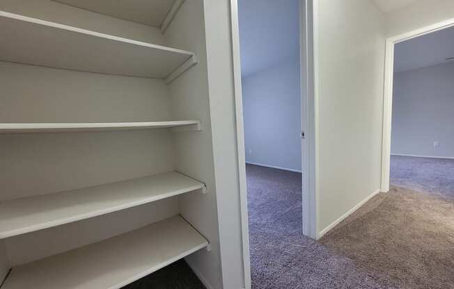 large closets and spacious living at Garfield Commons Apartment in Clinton Township, MI