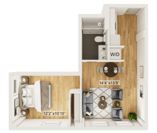 1 bed, 1 bath, $1,655