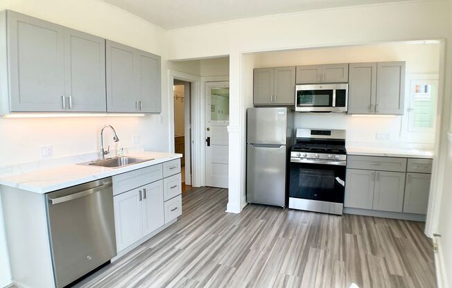 REMODELED and Spacious.  IN-UNIT LAUNDRY! DISHWASHER!