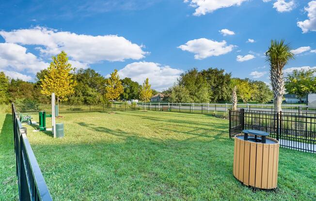 A spacious dog park at Amavi Kissimmee keeps you near local trails and outdoor spots, offering a convenient place for pets to play and unwind.