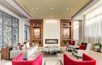 Resident Sitting Area at TENmflats, Maryland