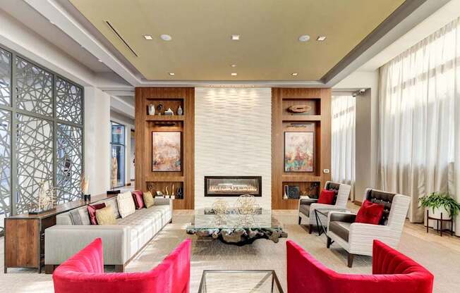 Resident Sitting Area at TENmflats, Maryland