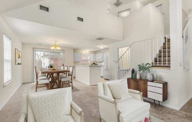 Fairfax dining and living at Mainstreet Village, Novi, MI, 48375