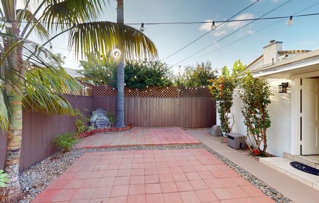 Rare and Private Coronado Back House with Expansive Patio plus Casita