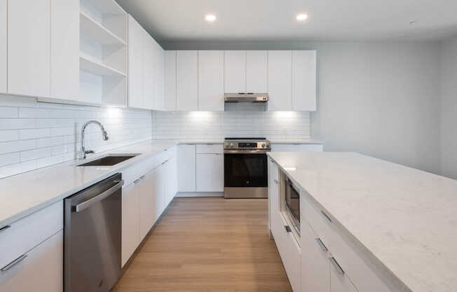 Kitchen with Stainless Steel Appliances