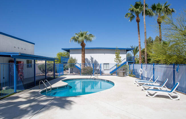 Pool at University Manor Apartments in Tucson Arizona