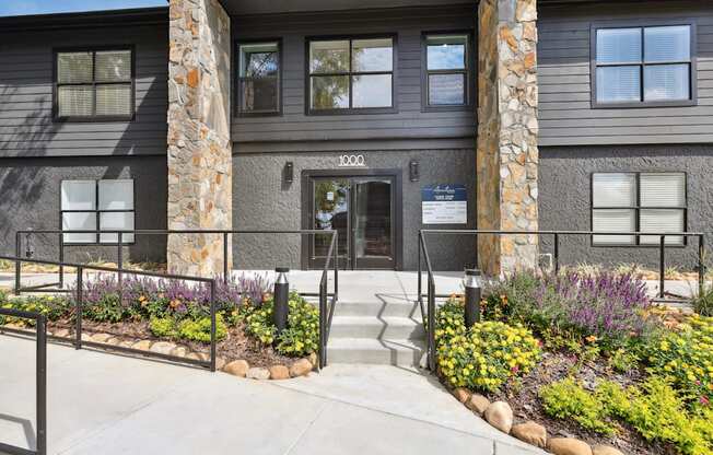 The front of a building with the number 1008 on it.