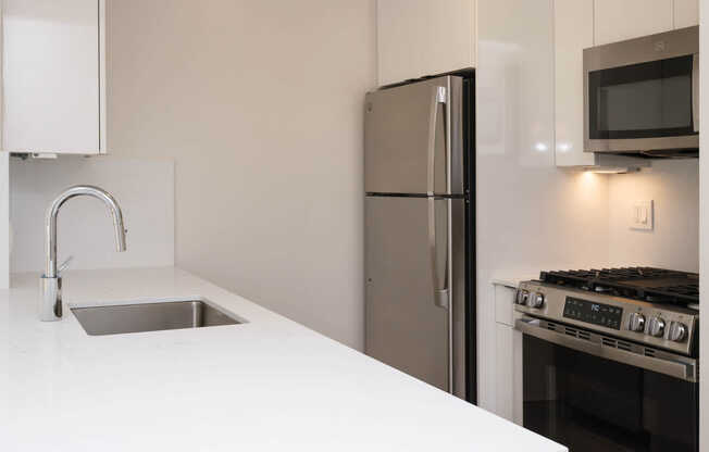 Kitchen with Stainless Steel Appliances